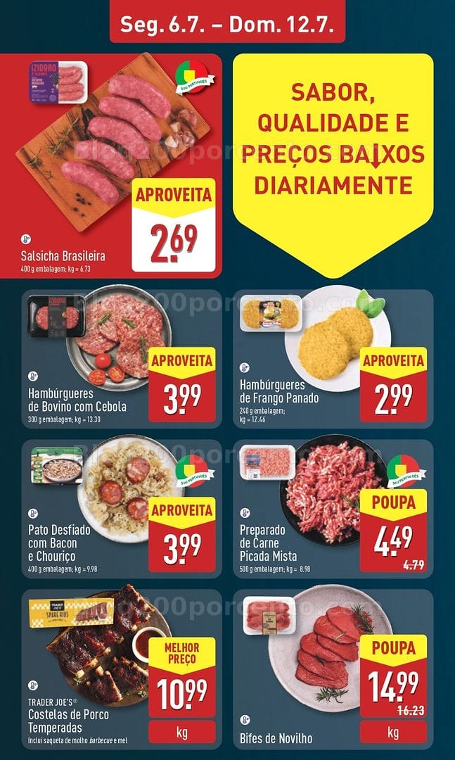 Antevisão Folheto ALDI Promoções de 6 a 12 julho